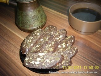 Шоколадная колбаса