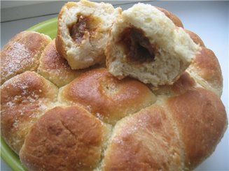 Булочки с наполнителем, запечённые в сливках - Rohrnudeln