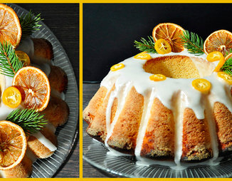 Цитрусовый кекс с лимонной и лаймовой цедрой