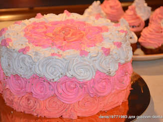 Торт Розовый