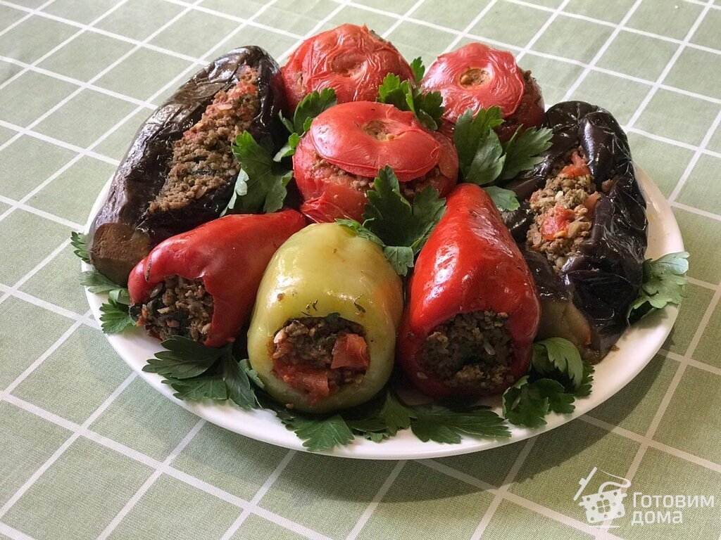 Долма с баклажанами