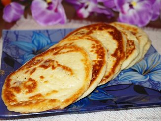 Оладьи с колбасой