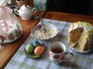 Легкий и очень нежный пасхальный кулич