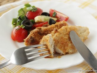 Куриные палочки хрустящие с соусом