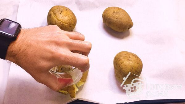 Запеченный раздавленный картофель фото к рецепту 2