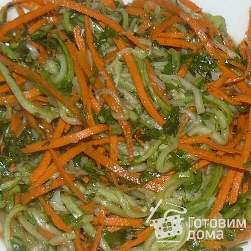 Кабачки по-корейски