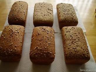 Дарницкий хлеб на закваске (без дрожжей)
