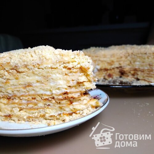 Медовый торт с кремом, замена торту Медовик