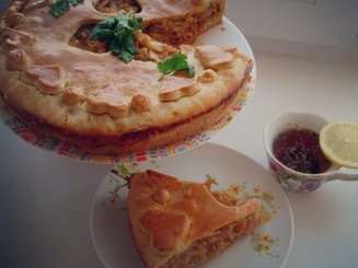 Пирог с капустой
