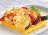 Запеканка из поленты с кабачками и помидорами