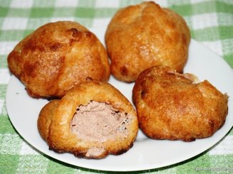 Заварное тесто на растительном масле для эклеров,профитролей