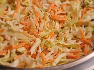 Салат из капусты в южном стиле