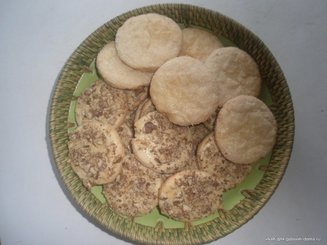 Песочное кольцо с арахисом
