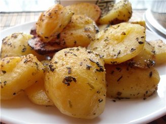 Печеный картофель "По-кипрски"