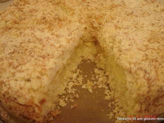 Яблочный пирог с крошкой