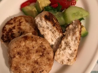 Куриные котлеты с творогом