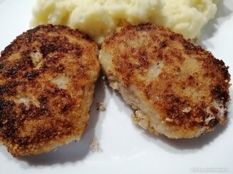 Куриные котлеты с творогом