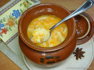 Кукурузная каша с тыквой