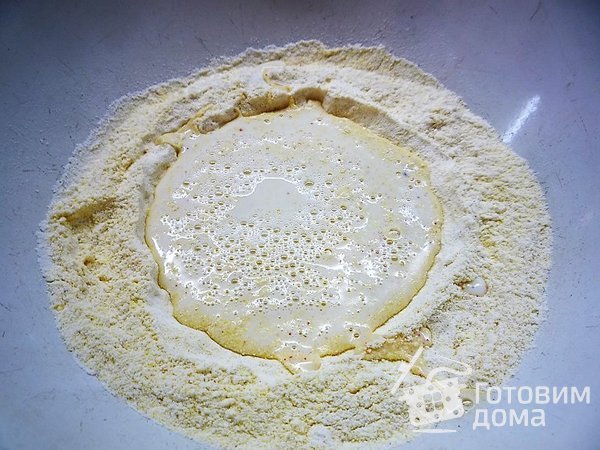 Кукурузные блинчики с начинкой