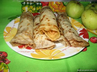 Заварные блины на кефире