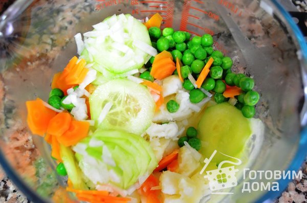 Картофельный салат по-японски (Потэ то сарада) фото к рецепту 1