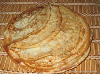 Французские маковые блинчики