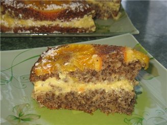 Апельсиновый торт с маком