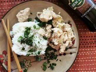 Оякодон (рис с курицей)