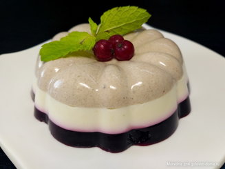 Желе многослойное (вариант)