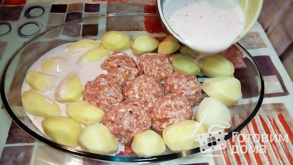 Котлеты, запеченные с картофелем под сыром фото к рецепту 2