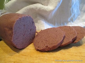 Постная "колбаса"из бобовых