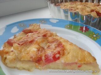Пицца на кабачковой основе