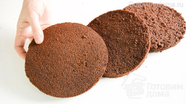 Сочный Шоколадный Бисквит фото к рецепту 19