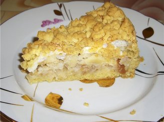 Яблочный пирог с белковой начинкой