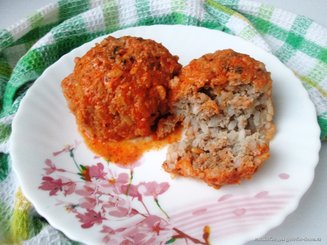 Ёжики мясные (вариант тефтелей)