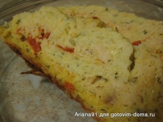 Рулет из кабачка и фарша