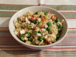 Оливье с курицей