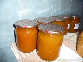 Варенье из абрикосов и яблок