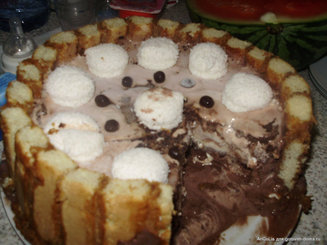 «Rocky Road»  Шоколадный торт мороженое