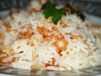 Интересный гарнир - рис с вермишелью