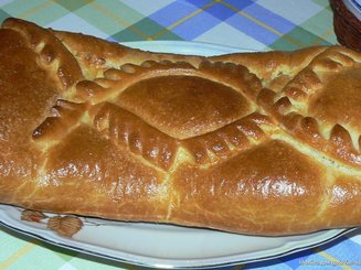Кулебяка с капустой