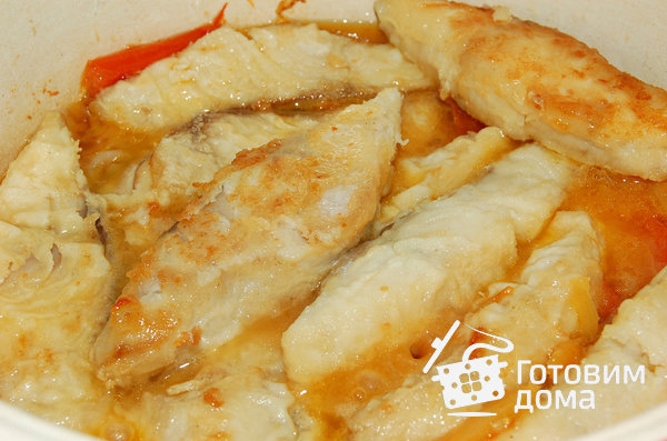 Рыба, тушенная с болгарским перцем фото к рецепту 4