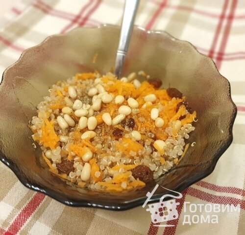 Морковный салат с киноа (кускусом)