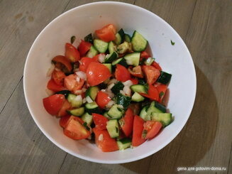Salad-e Shirazi - иранский салат "Ширази"