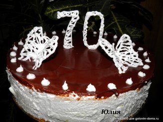 Пирожные (торт-суфле)  "Птичье молоко"