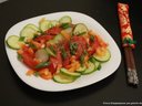 Салат из огурцов и помидоров (Лянбань Хуангуа) от Юлька Владимировна Салат из огурцов и помидоров (Лянбань Хуангуа) от Юлька Владимировна