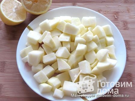 Яблочные полоски со штрейзелем фото к рецепту 1