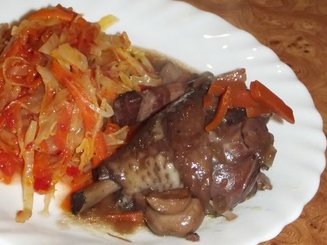"Coq au vin" или Петух/Курица в вине