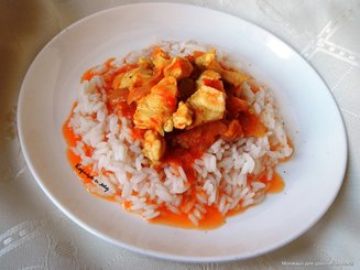 Цыпленок по-индийски