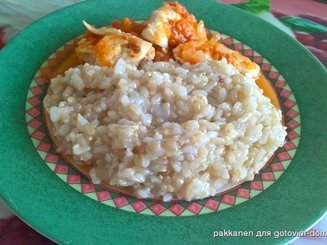 Рис с чесноком и сливочным маслом